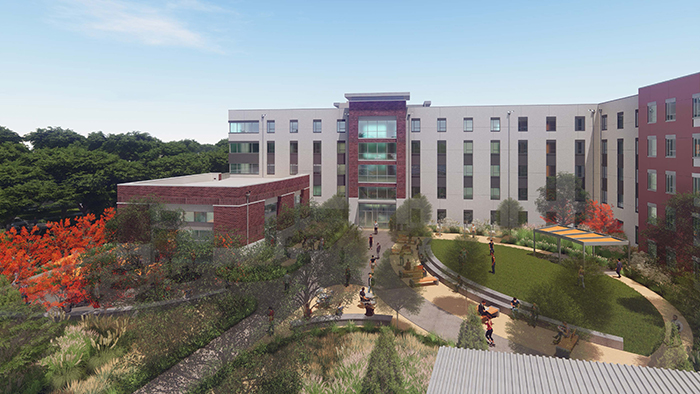 SRJC Student Housing Rendering